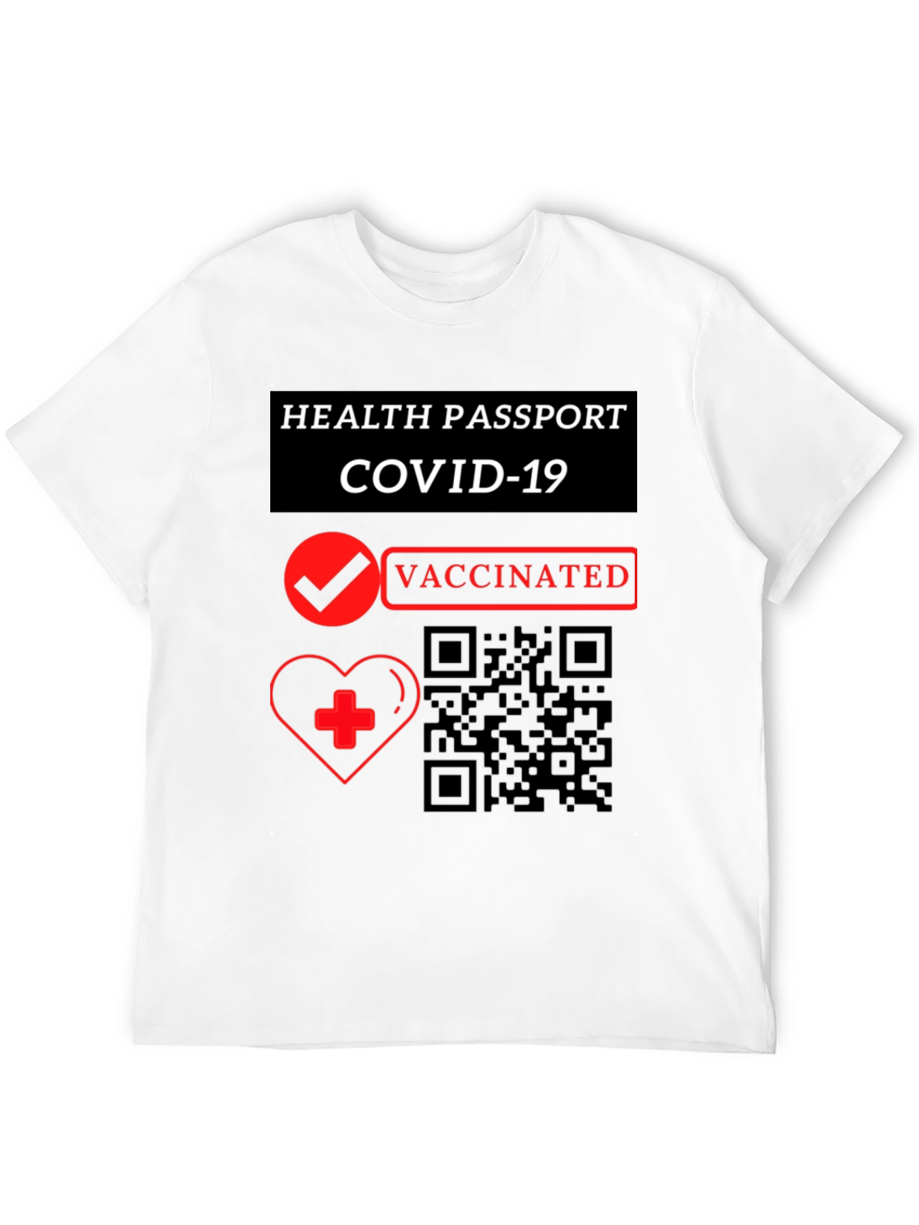 Vaccinated Health Passport COVID-19 T-Shirt