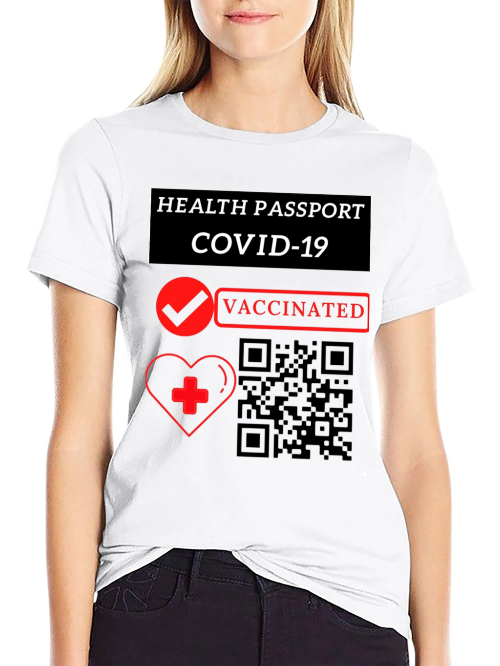 Vaccinated Health Passport COVID-19 T-Shirt
