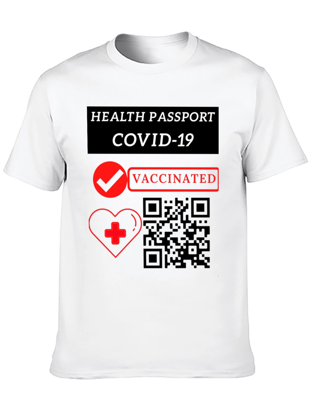 Vaccinated Health Passport COVID-19 T-Shirt
