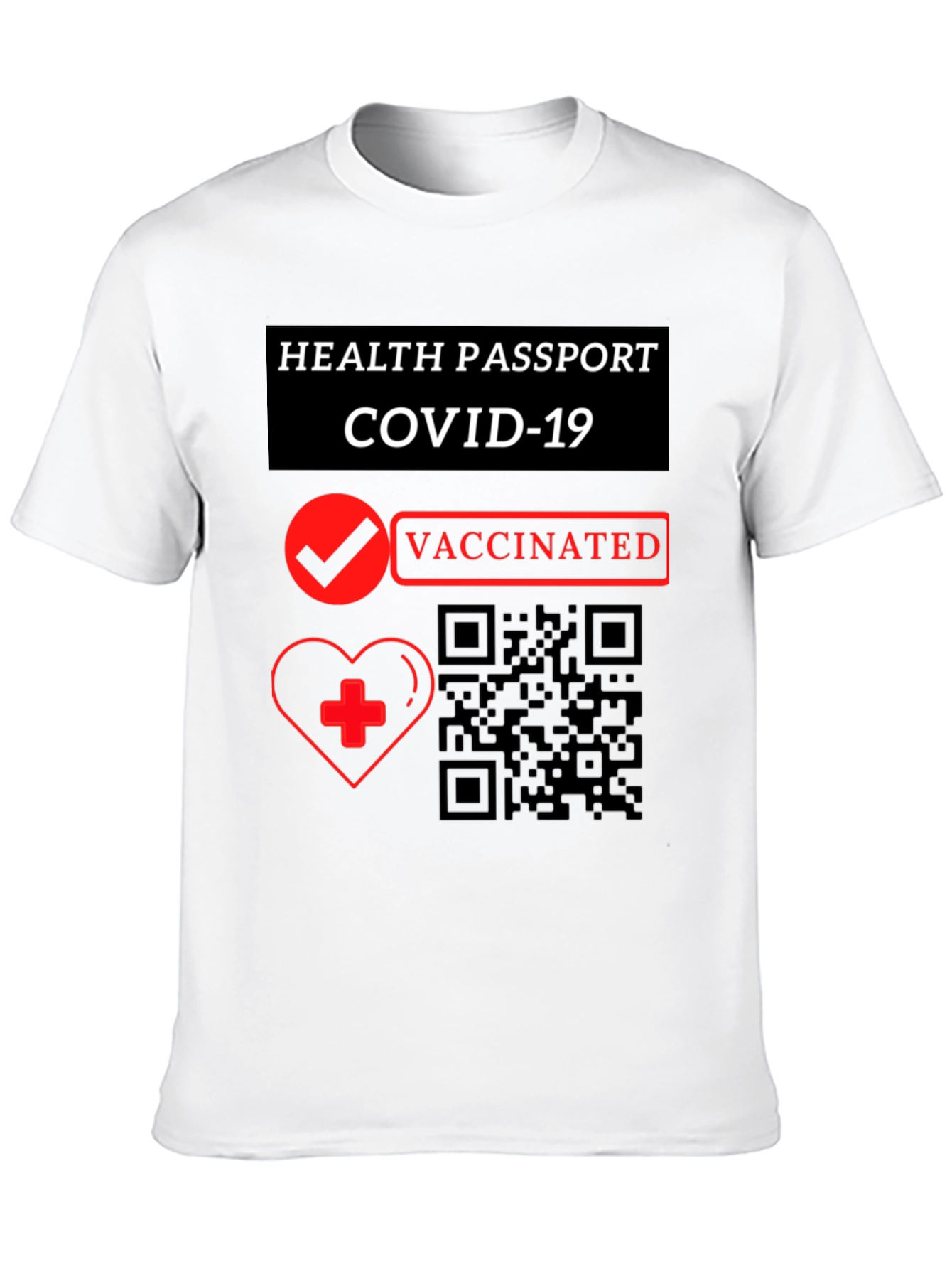 Vaccinated Health Passport COVID-19 T-Shirt