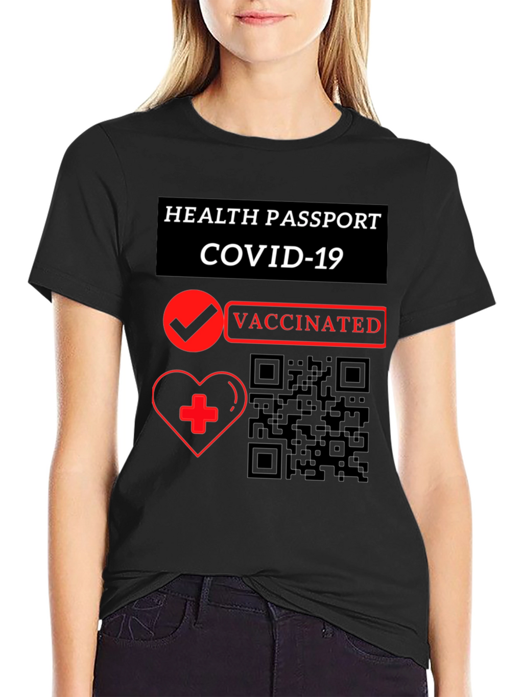 Vaccinated Health Passport COVID-19 T-Shirt