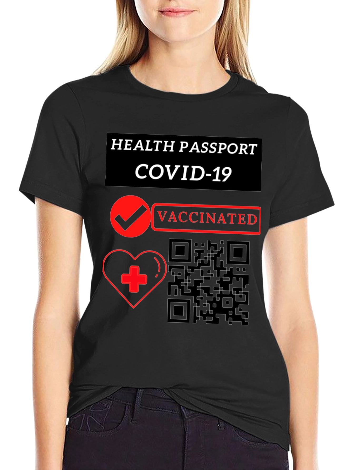 Vaccinated Health Passport COVID-19 T-Shirt