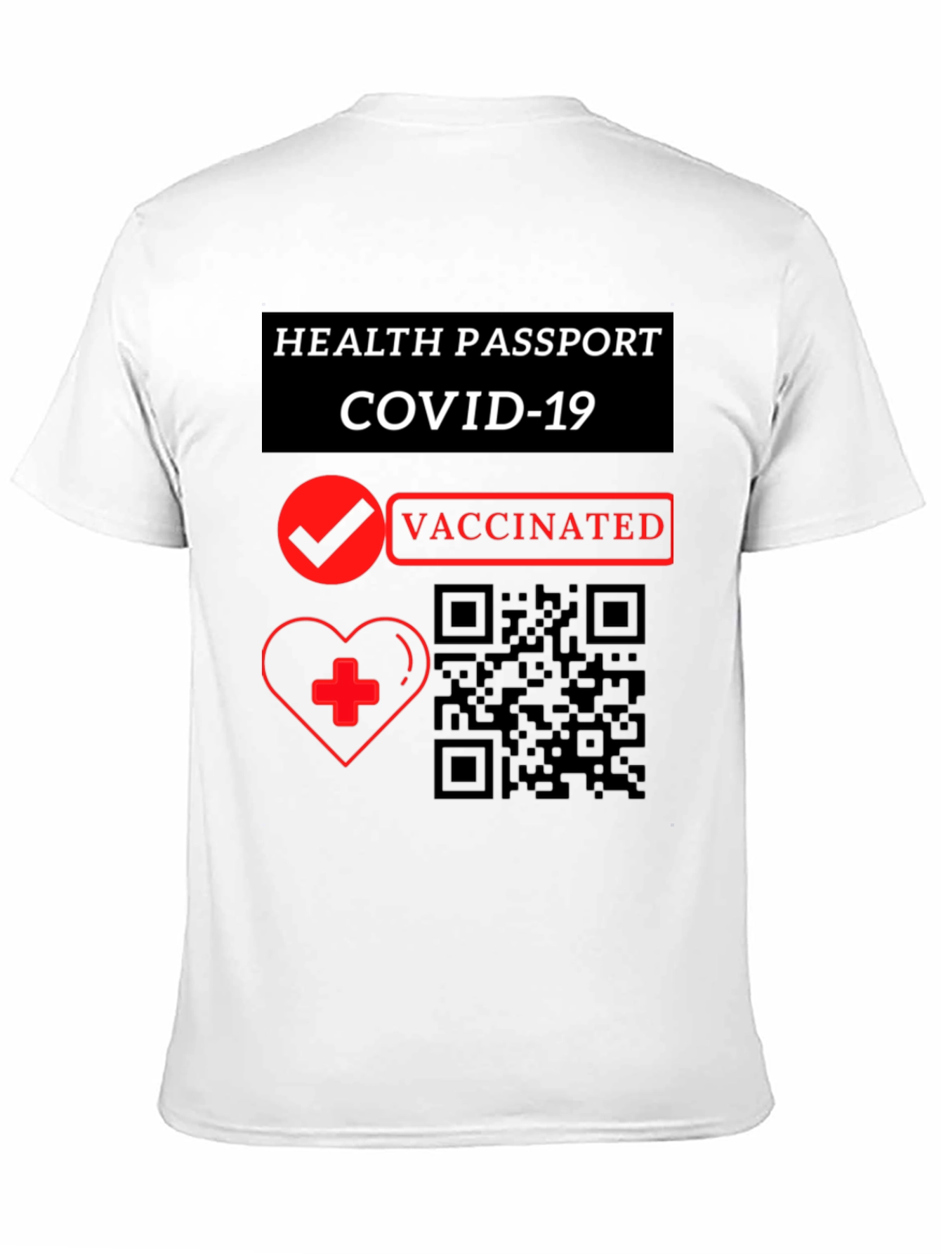 Vaccinated Health Passport COVID-19 T-Shirt