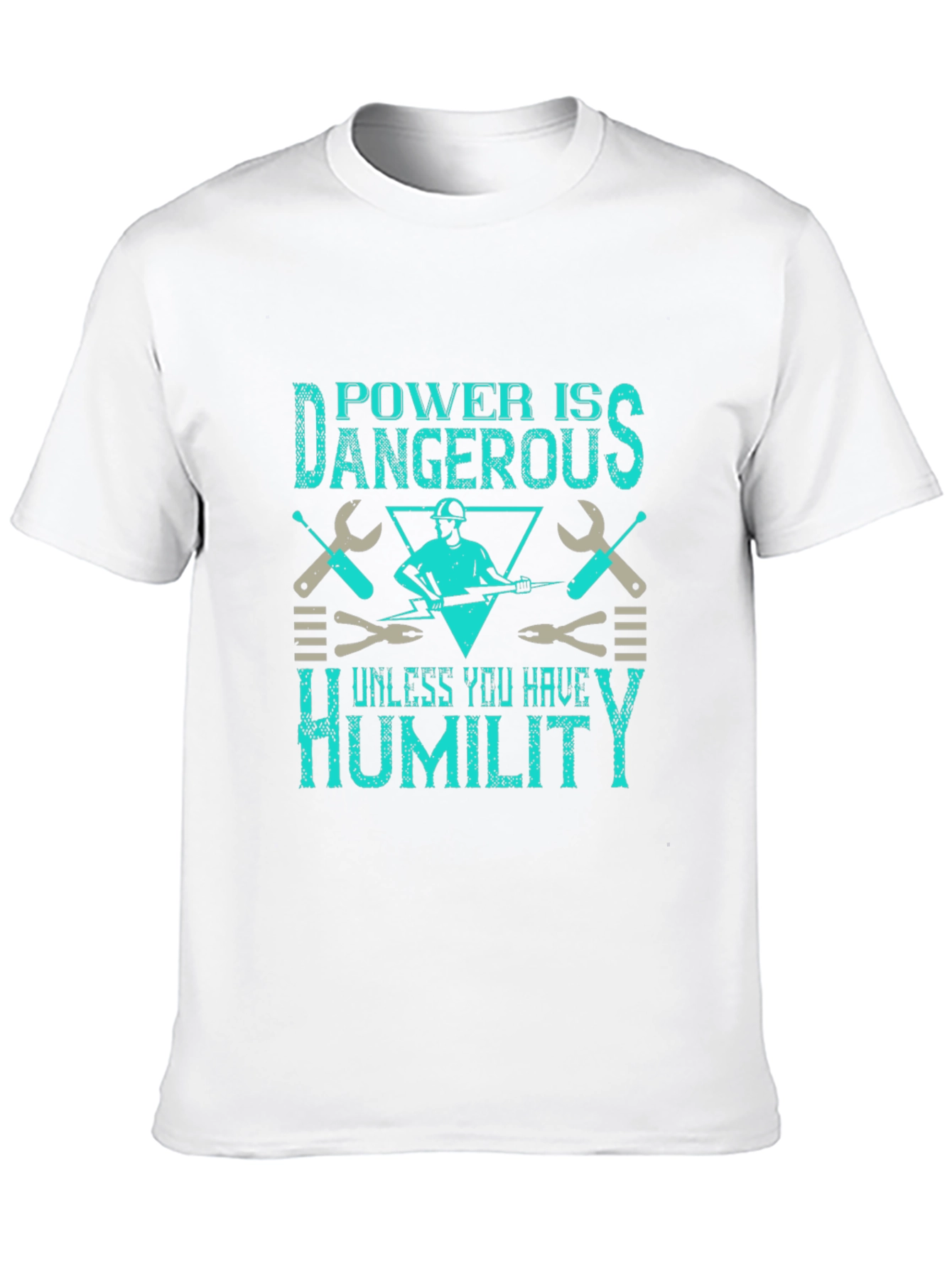 Power Is Dangerous Humor Graphic Tee