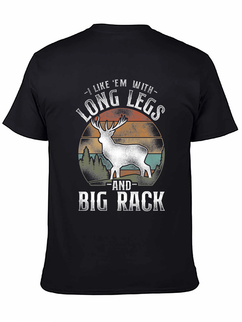Long Legs & Big Rack Deer Graphic Tee
