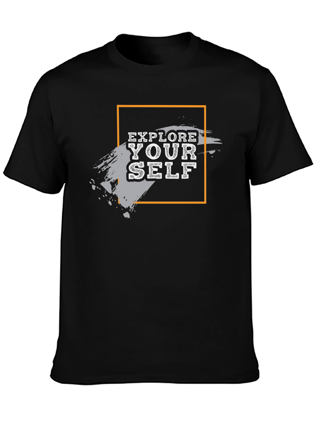 Explore Yourself Graphic Black T-Shirt