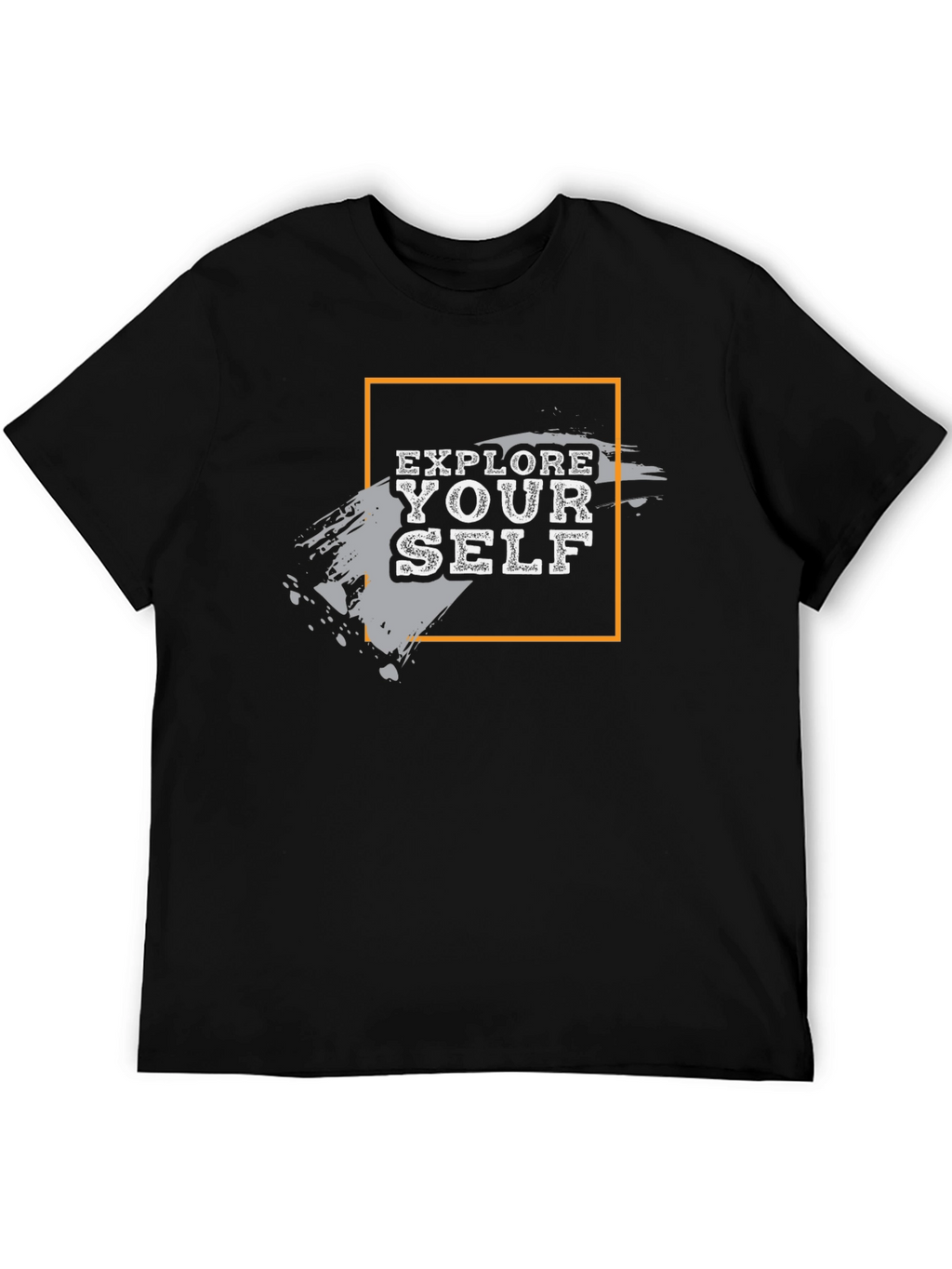 Explore Yourself Graphic Black T-Shirt