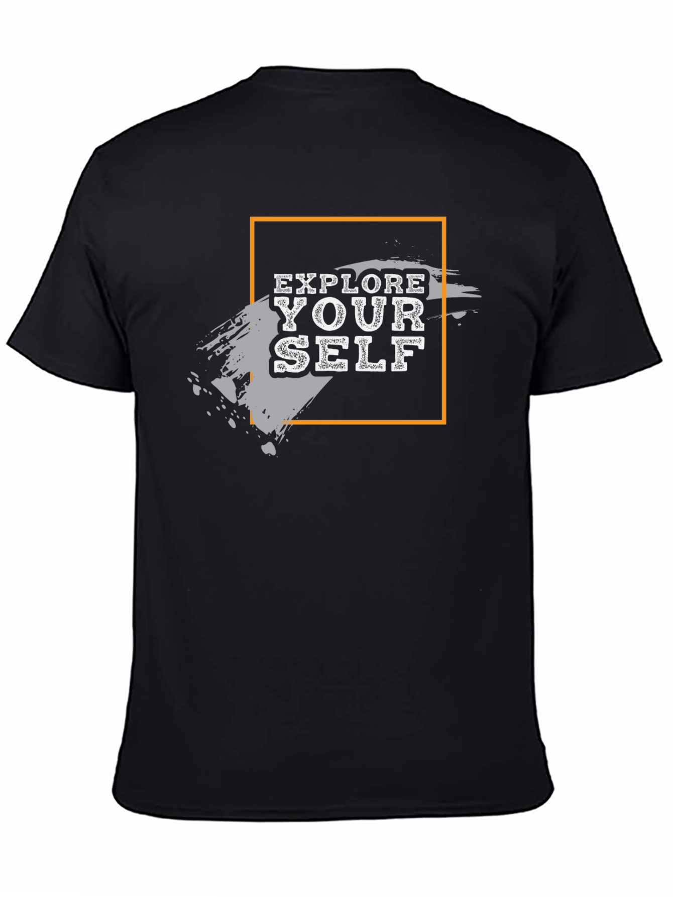 Explore Yourself Graphic Black T-Shirt
