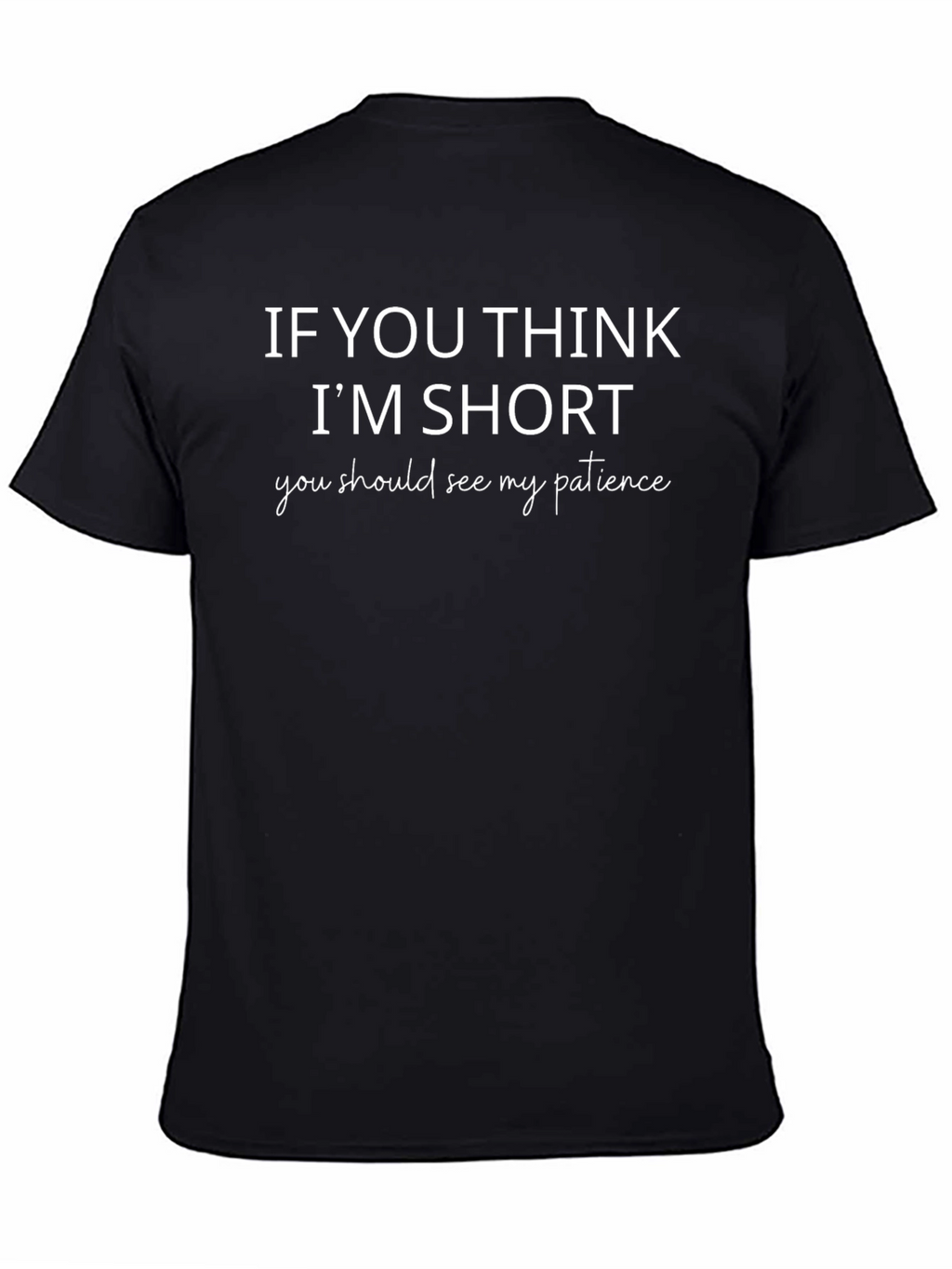 Funny Short Patience Sarcastic Humor Graphic T-Shirt