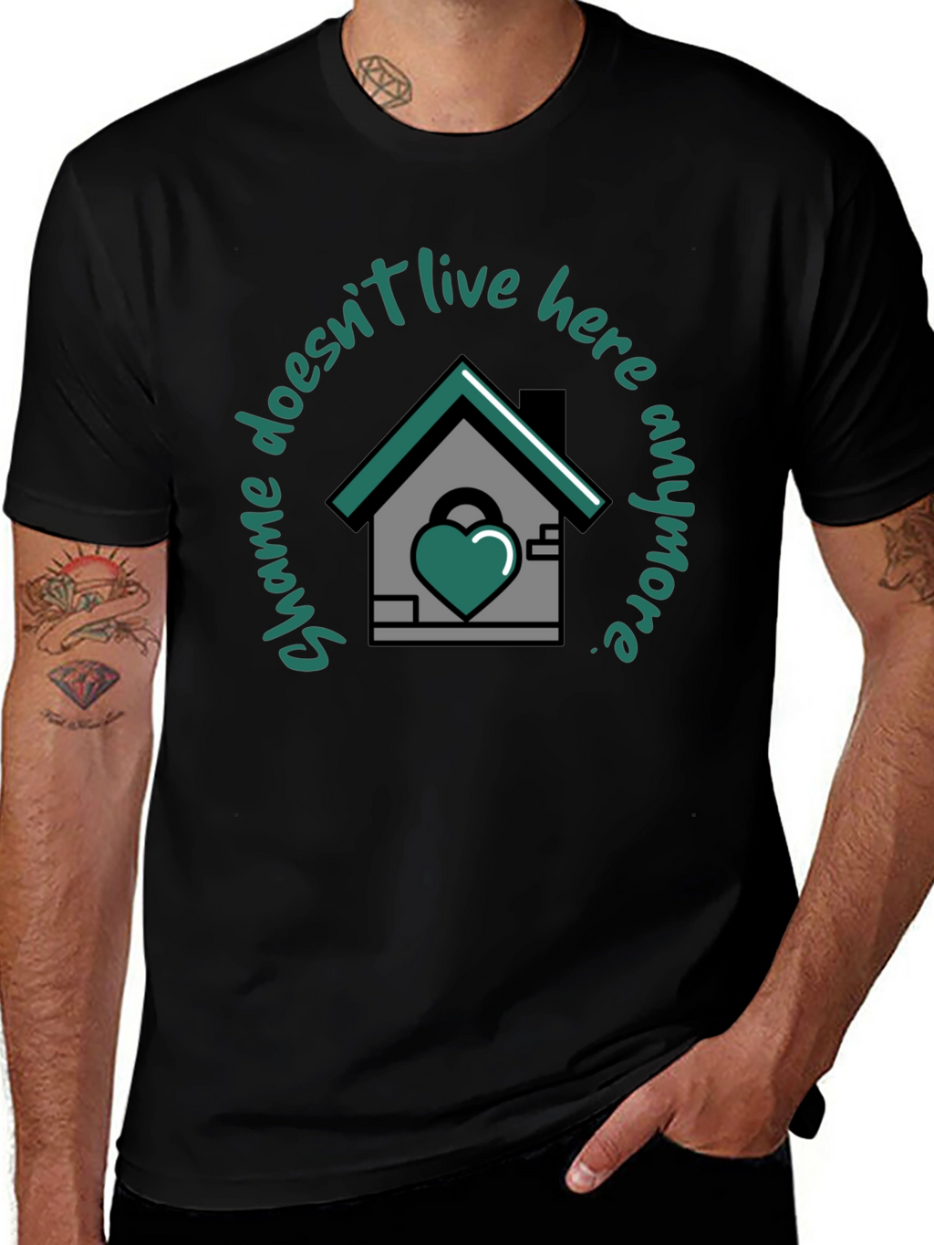 Shame Doesnt Live Here Anymore Graphic T-Shirt