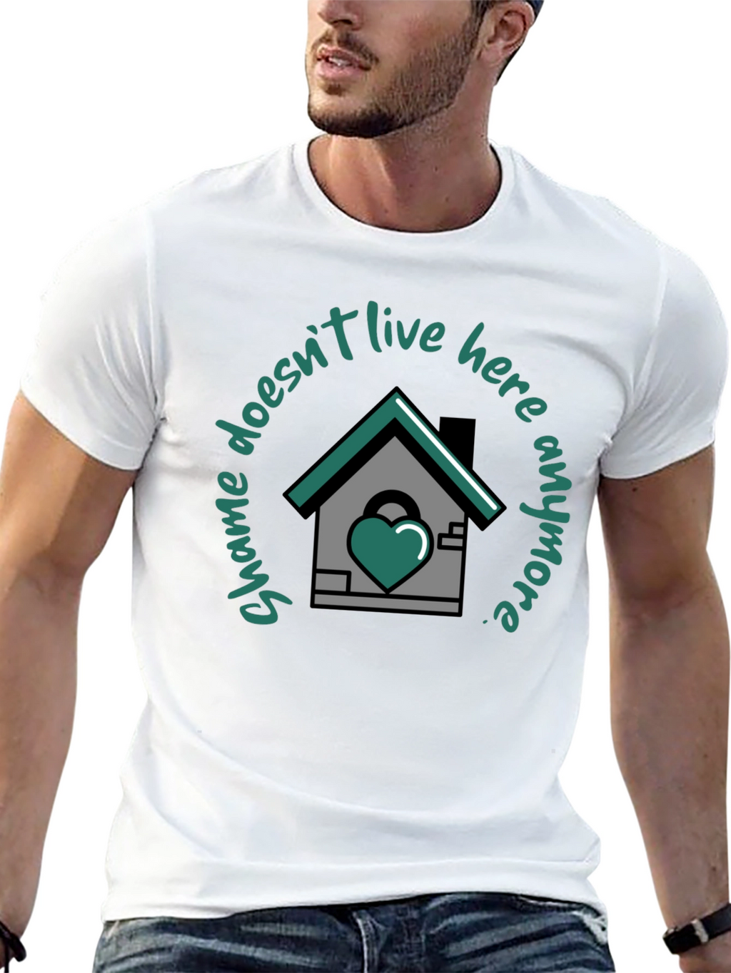 Shame Doesnt Live Here Anymore Graphic T-Shirt