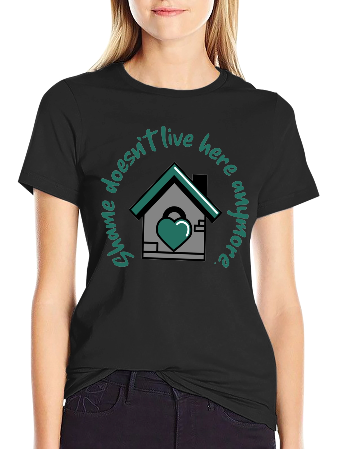 Shame Doesnt Live Here Anymore Graphic T-Shirt