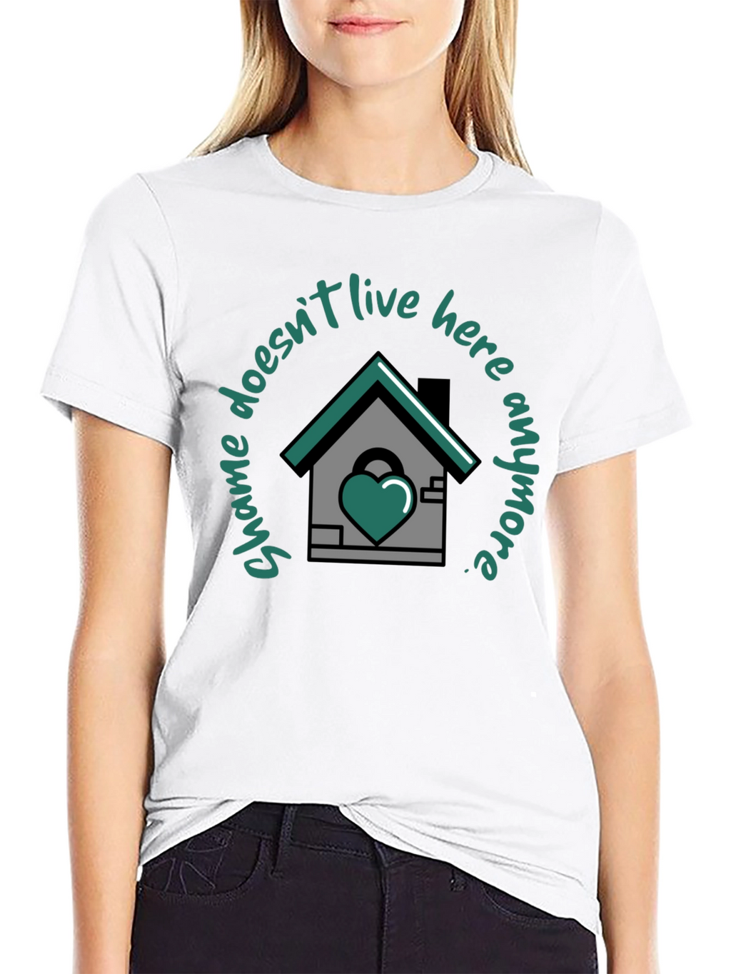 Shame Doesnt Live Here Anymore Graphic T-Shirt