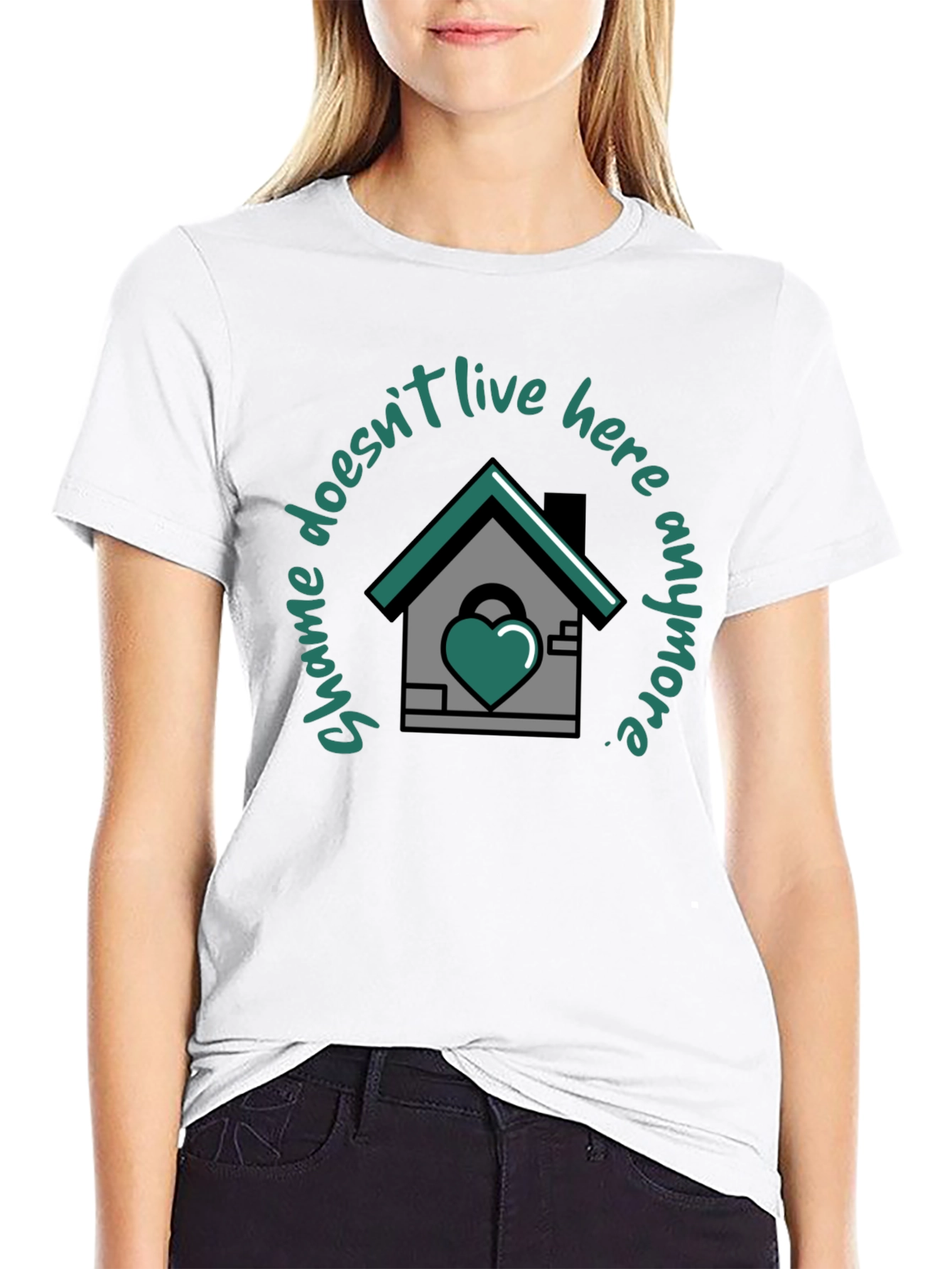 Shame Doesnt Live Here Anymore Graphic T-Shirt
