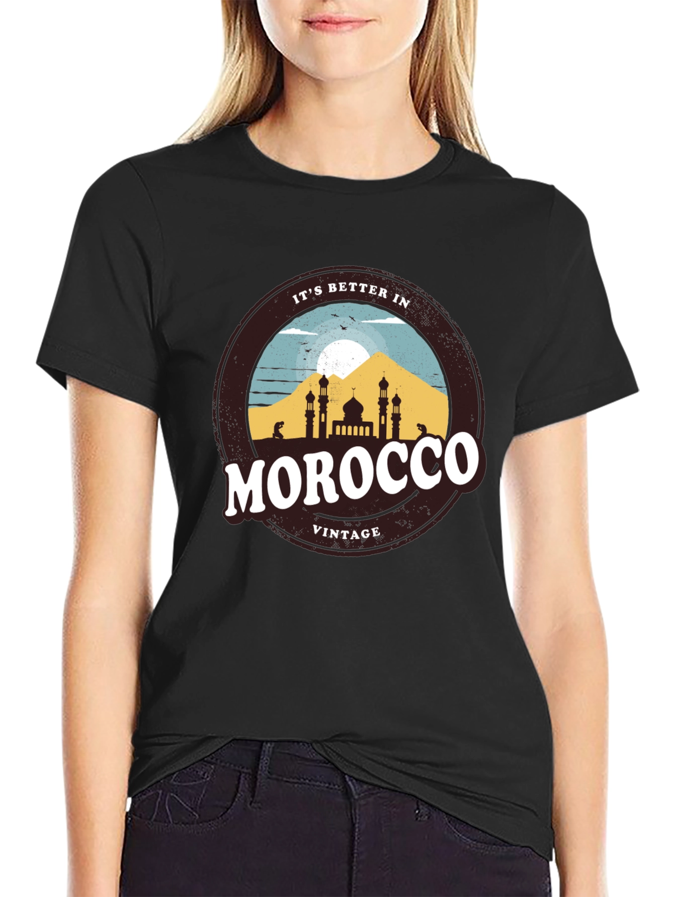 Morocco Vintage T-Shirt - Travel Souvenir Tee