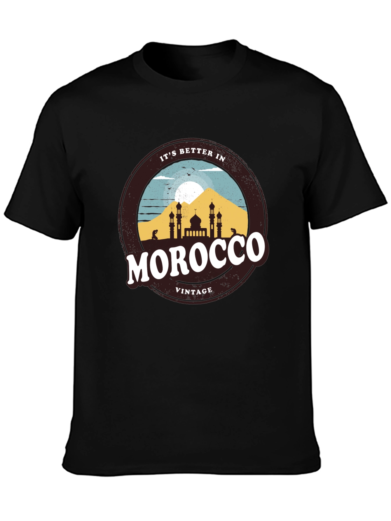 Morocco Vintage T-Shirt - Travel Souvenir Tee