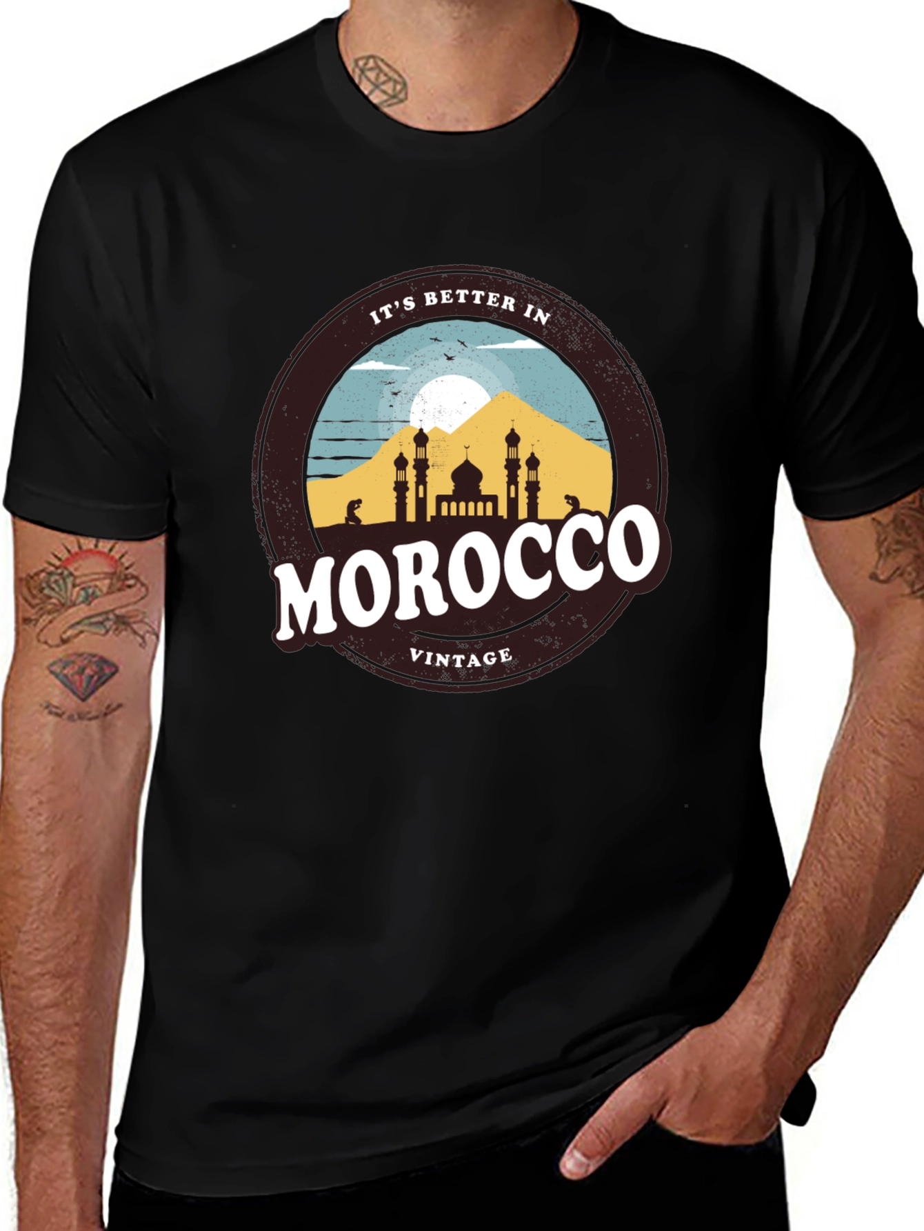 Morocco Vintage T-Shirt - Travel Souvenir Tee