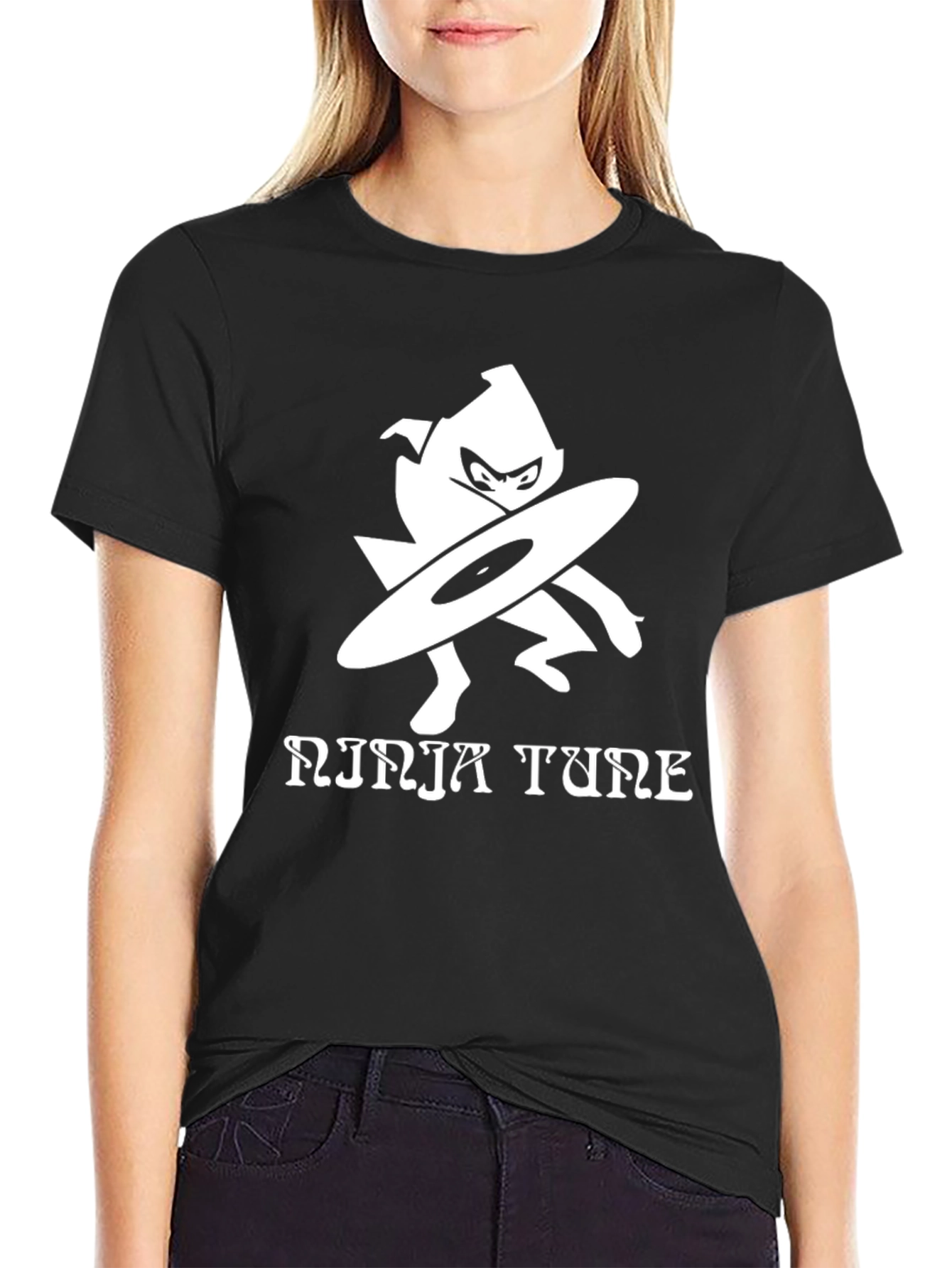 Ninja Tune Black Graphic T-Shirt