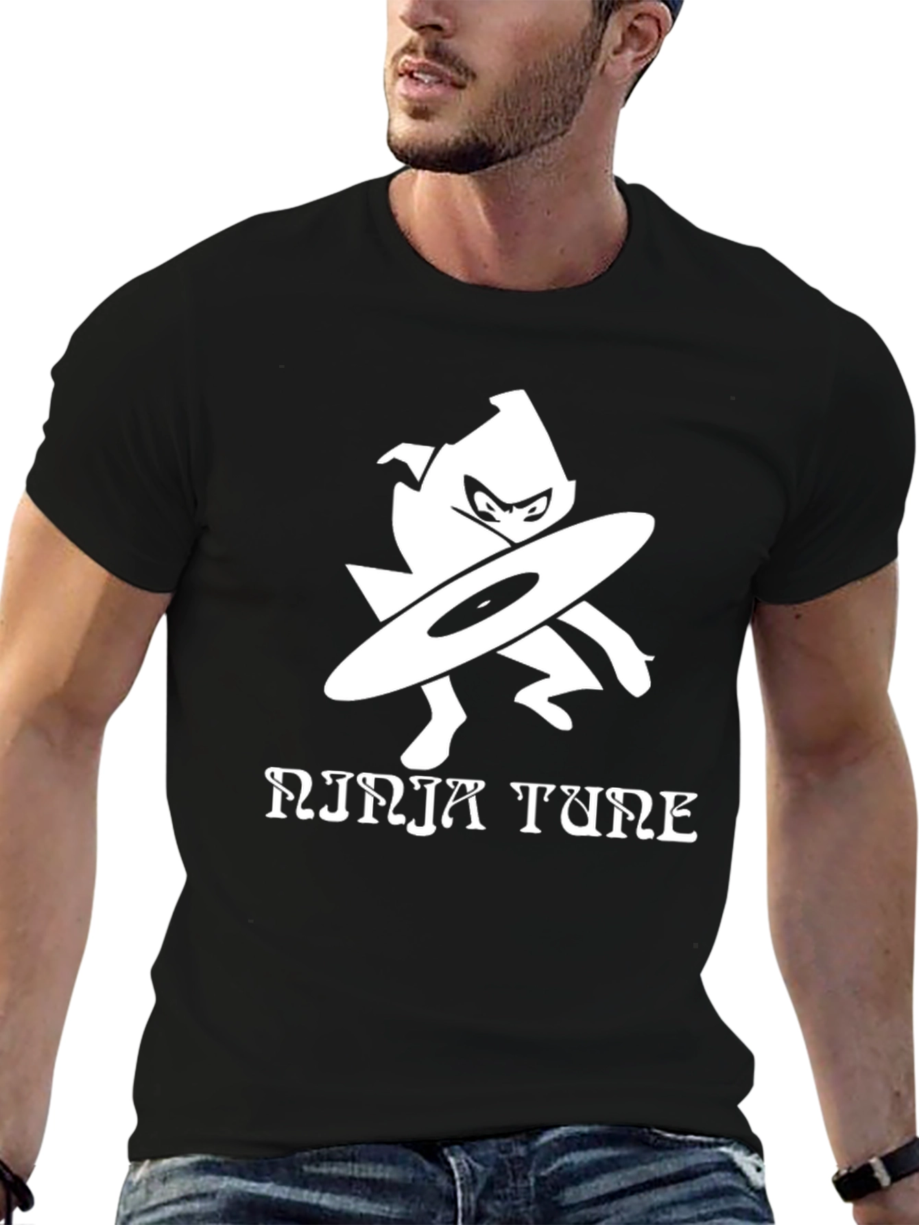 Ninja Tune Black Graphic T-Shirt