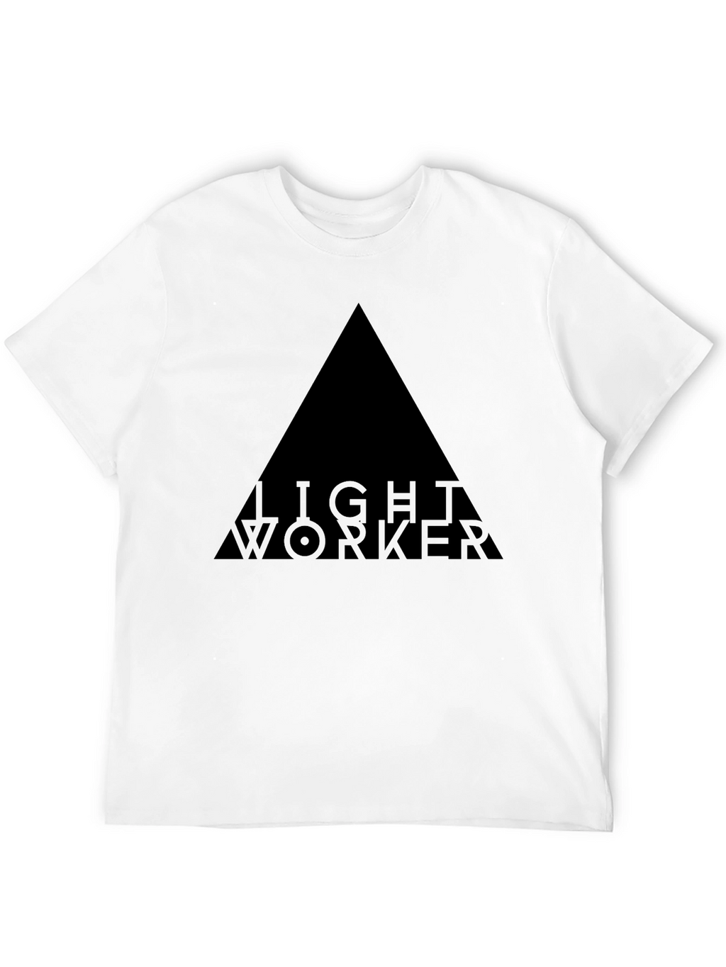 Mens Black Lightworker Graphic T-Shirt
