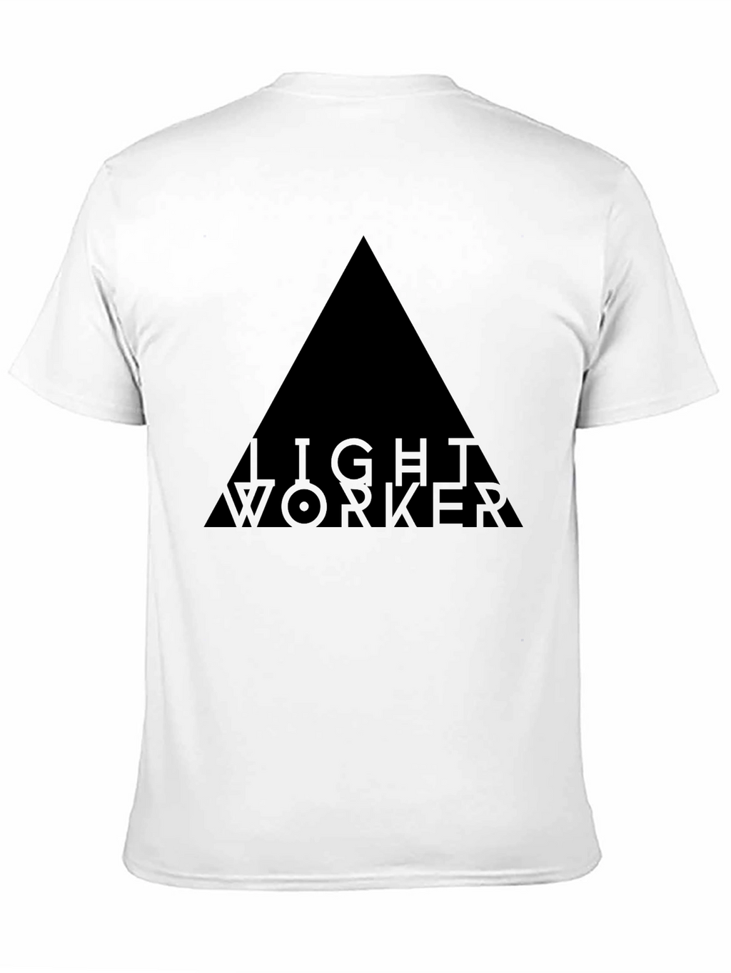 Mens Black Lightworker Graphic T-Shirt