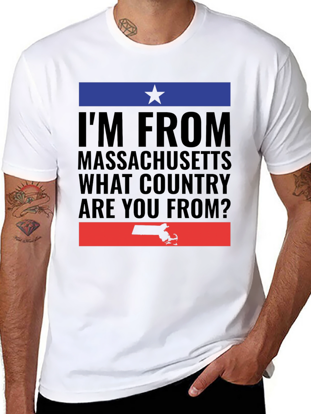 Massachusetts Pride T-Shirt - Where Are You From?