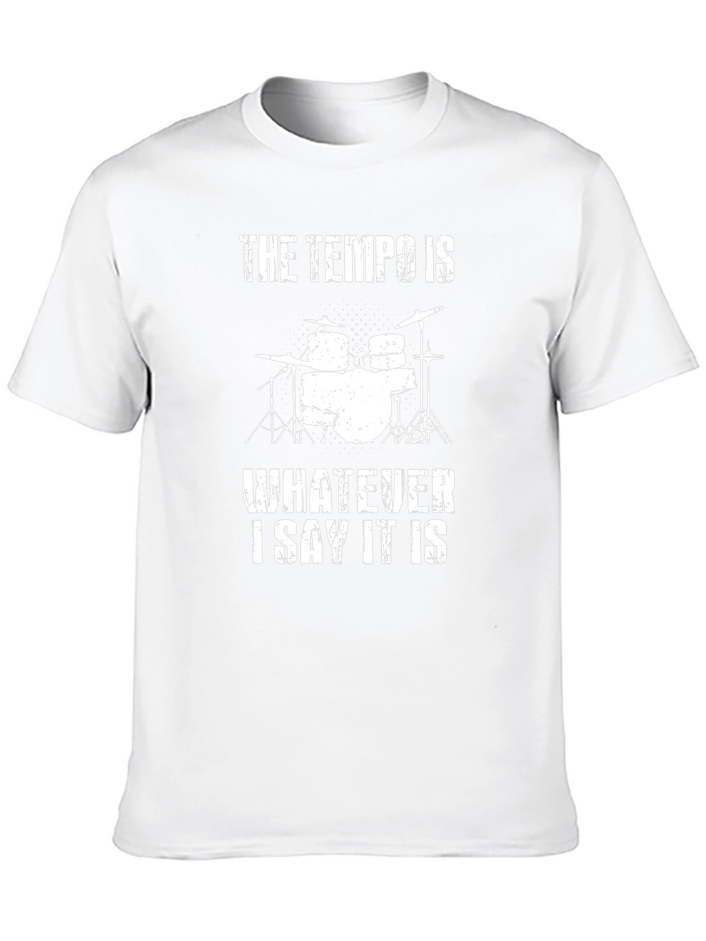 Tempo Drummer T-Shirt - Funny Musician Tee