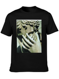 Sculpture Graphic Tee - Artistic Menswear