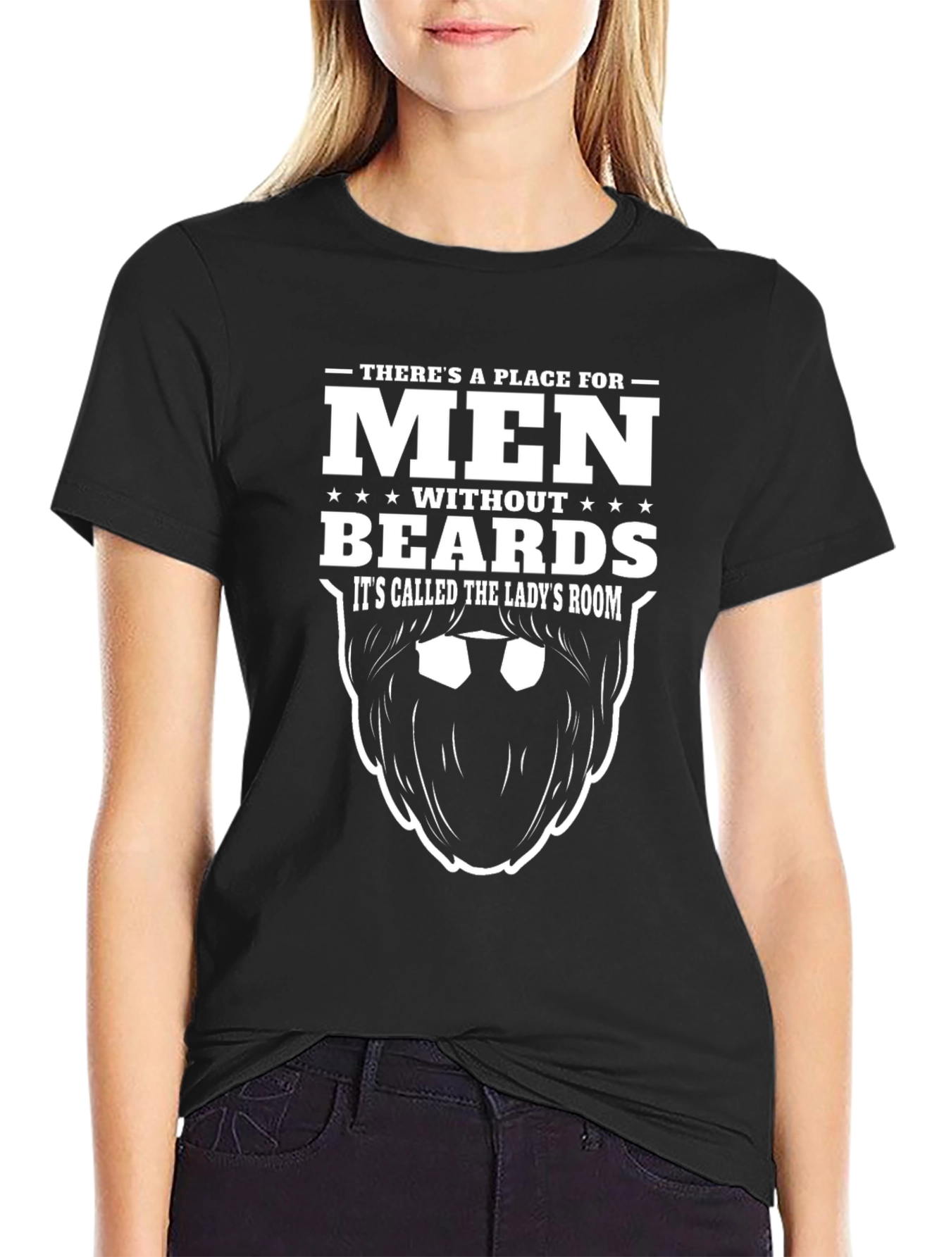 Men Without Beards T-Shirt - Funny Slogan Tee