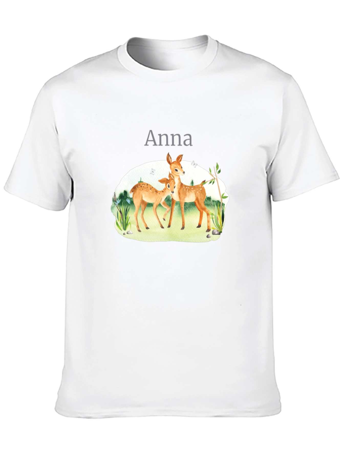 Deer Graphic Tee - Anna - Black