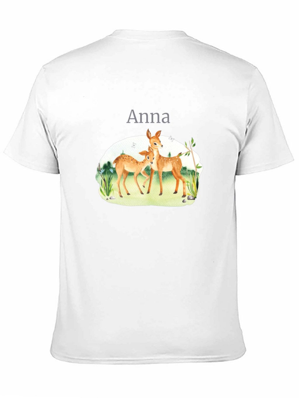 Deer Graphic Tee - Anna - Black