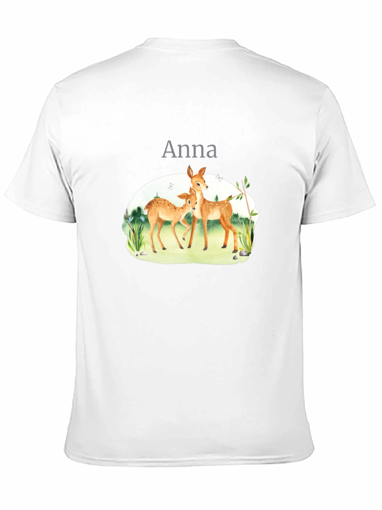 Deer Graphic Tee - Anna - Black