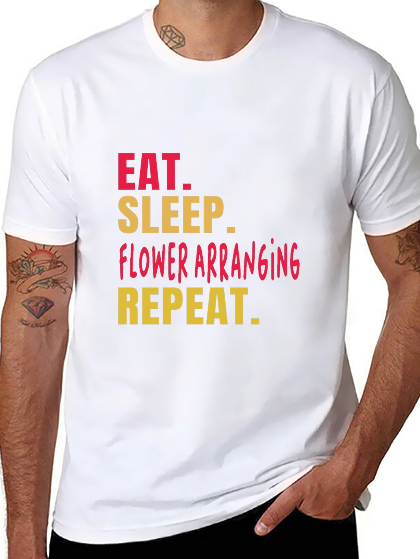Eat Sleep Flower Arranging T-Shirt