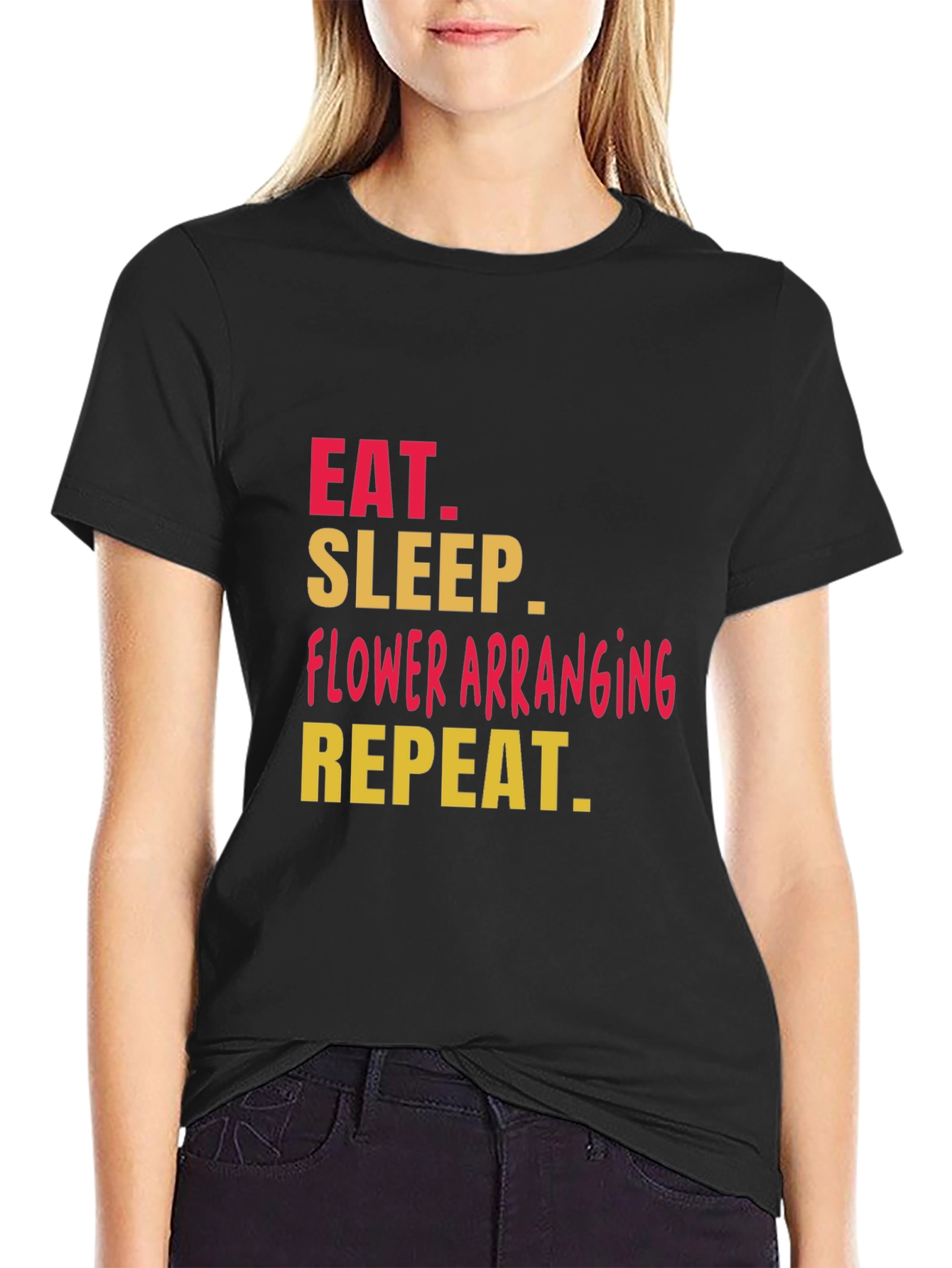 Eat Sleep Flower Arranging T-Shirt