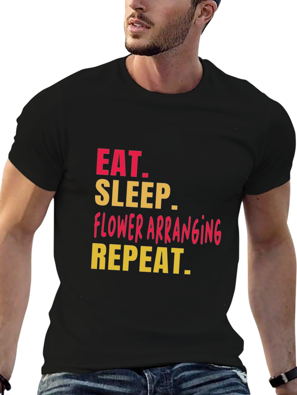 Eat Sleep Flower Arranging T-Shirt