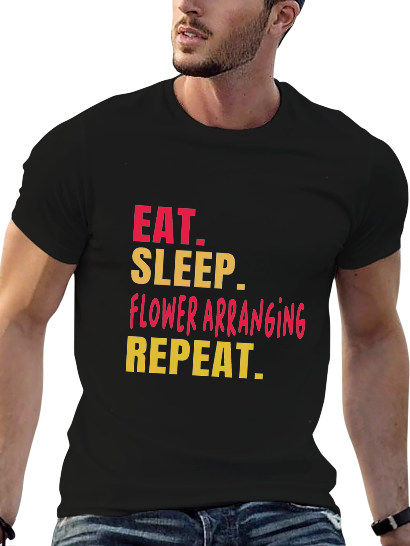 Eat Sleep Flower Arranging T-Shirt
