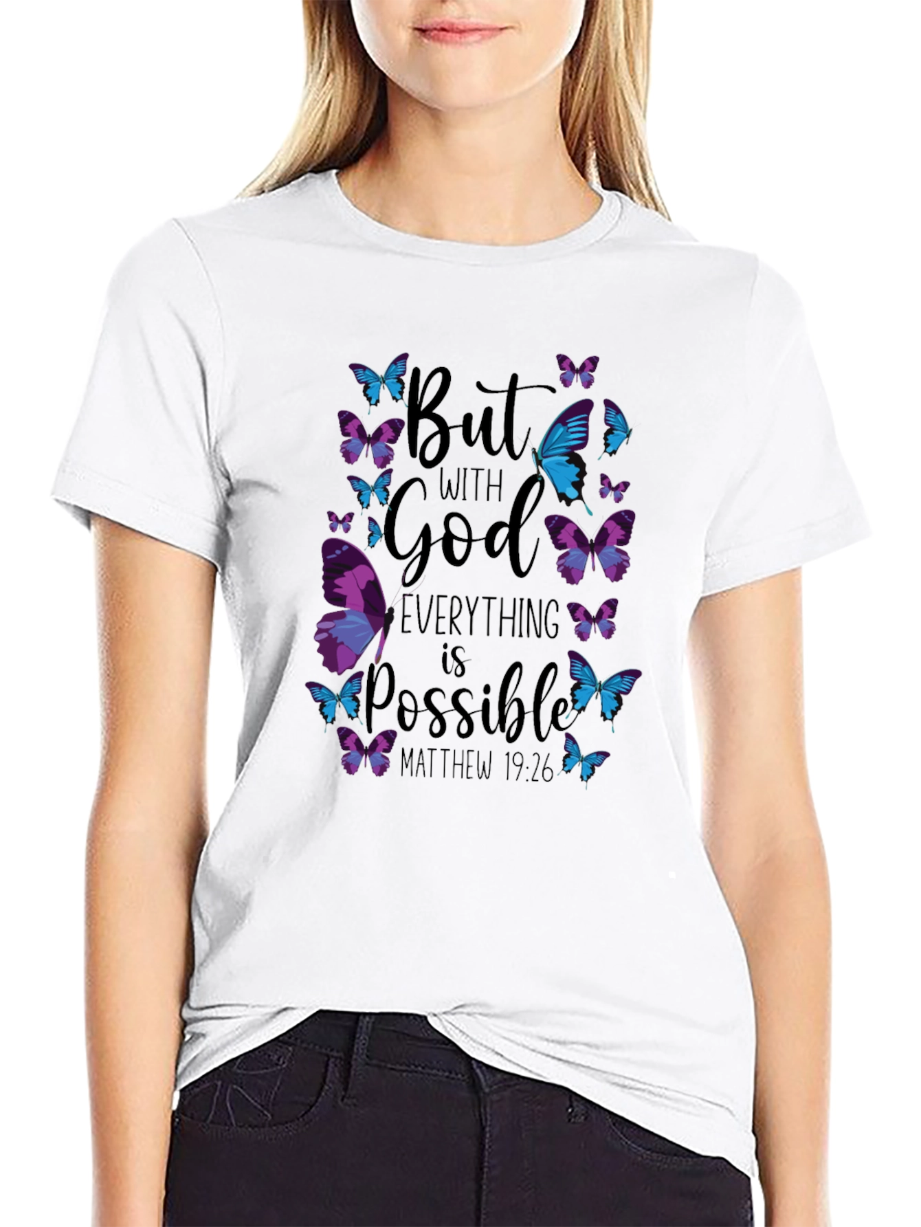 Faith-Based Butterfly T-Shirt