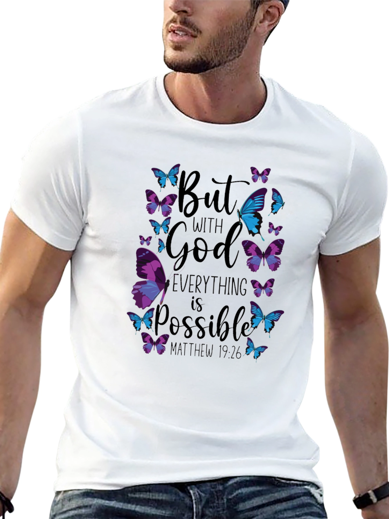 Faith-Based Butterfly T-Shirt