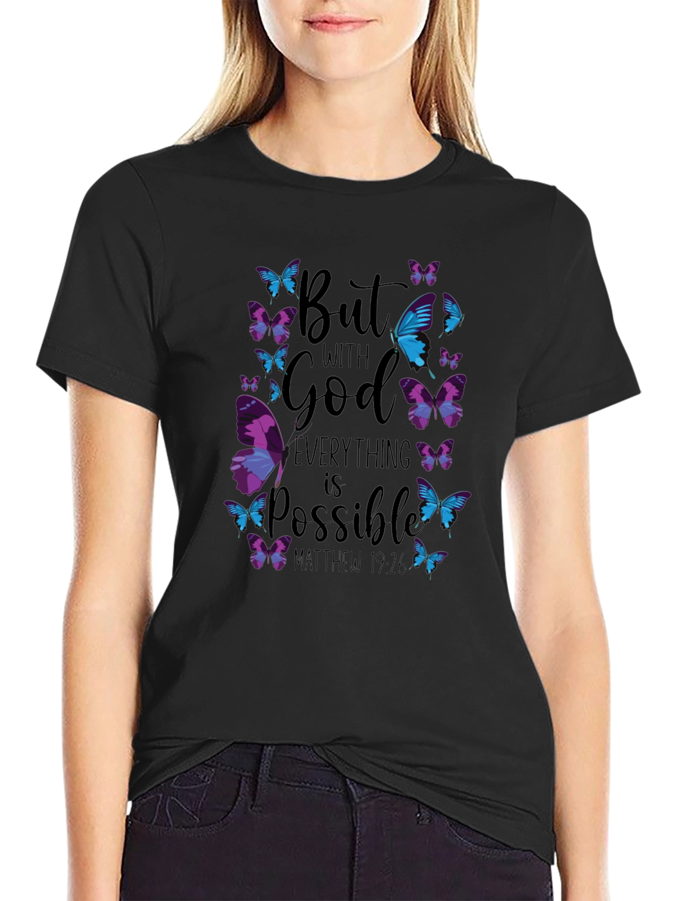 Faith-Based Butterfly T-Shirt