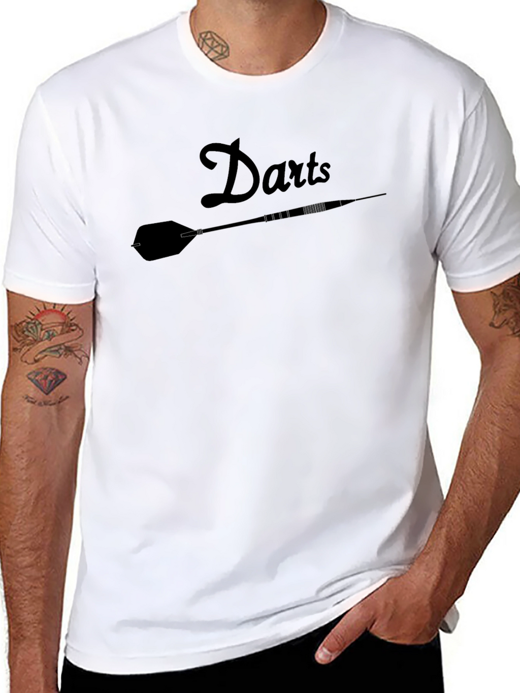 Darts Graphic Tee - Sport Game Shirt