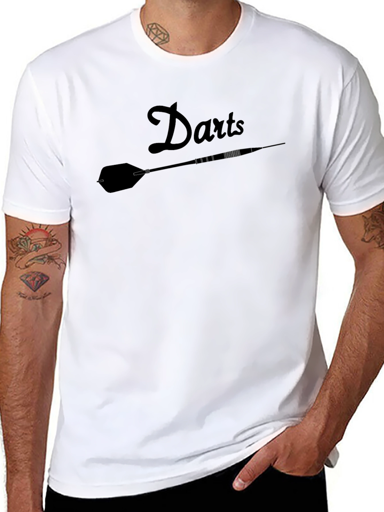 Darts Graphic Tee - Sport Game Shirt