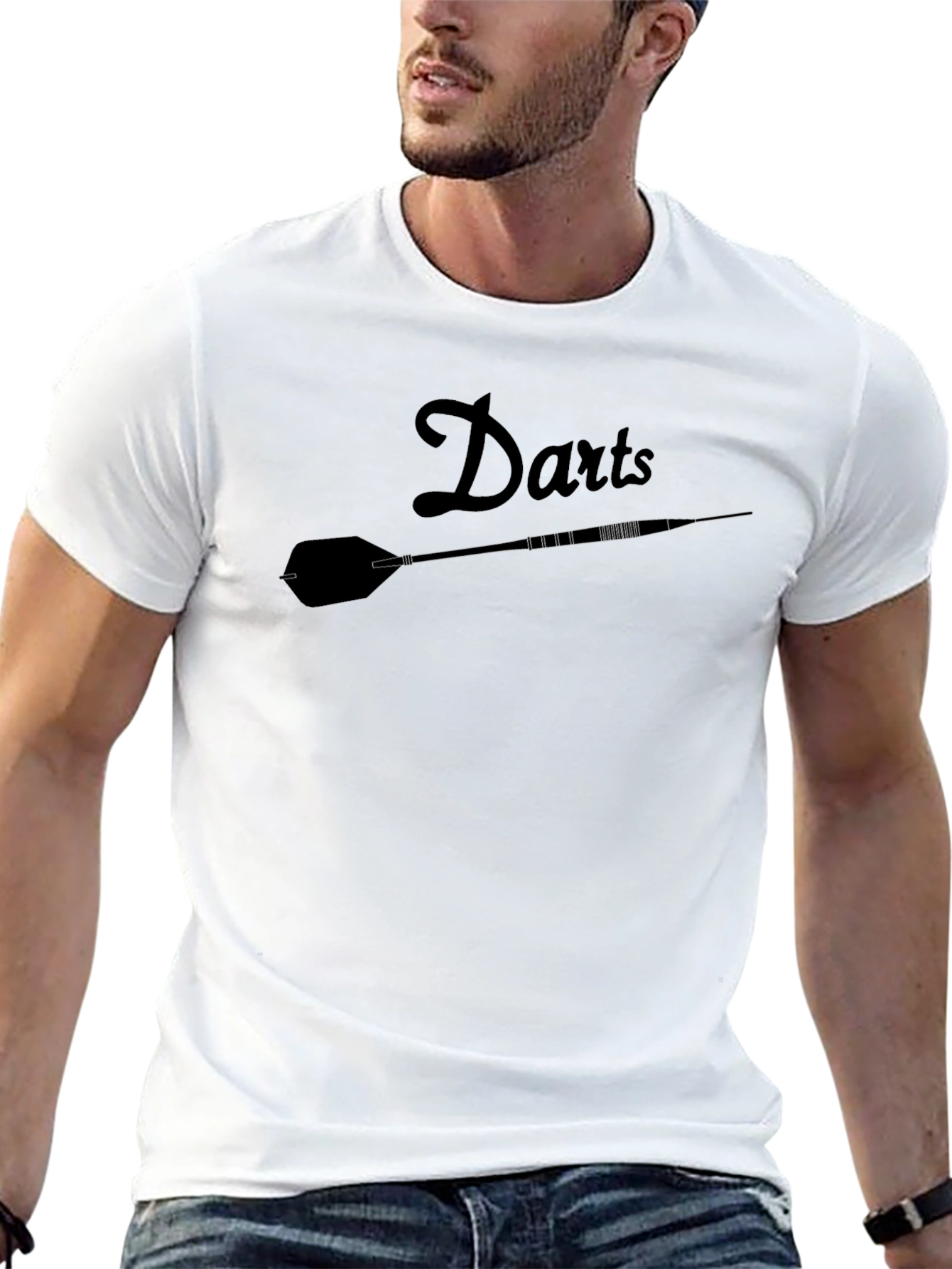 Darts Graphic Tee - Sport Game Shirt