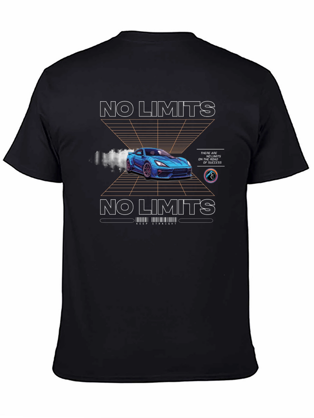 No Limits Car Graphic T-Shirt