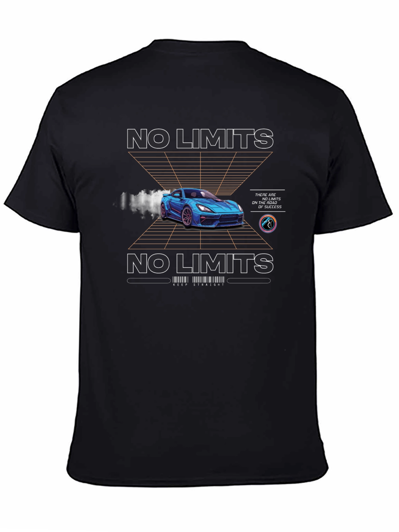 No Limits Car Graphic T-Shirt
