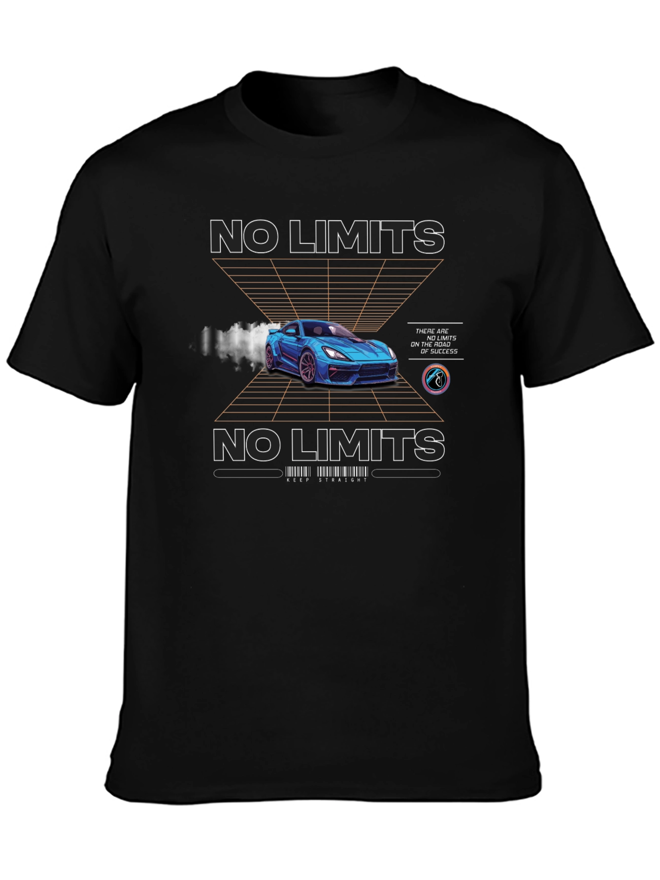 No Limits Car Graphic T-Shirt