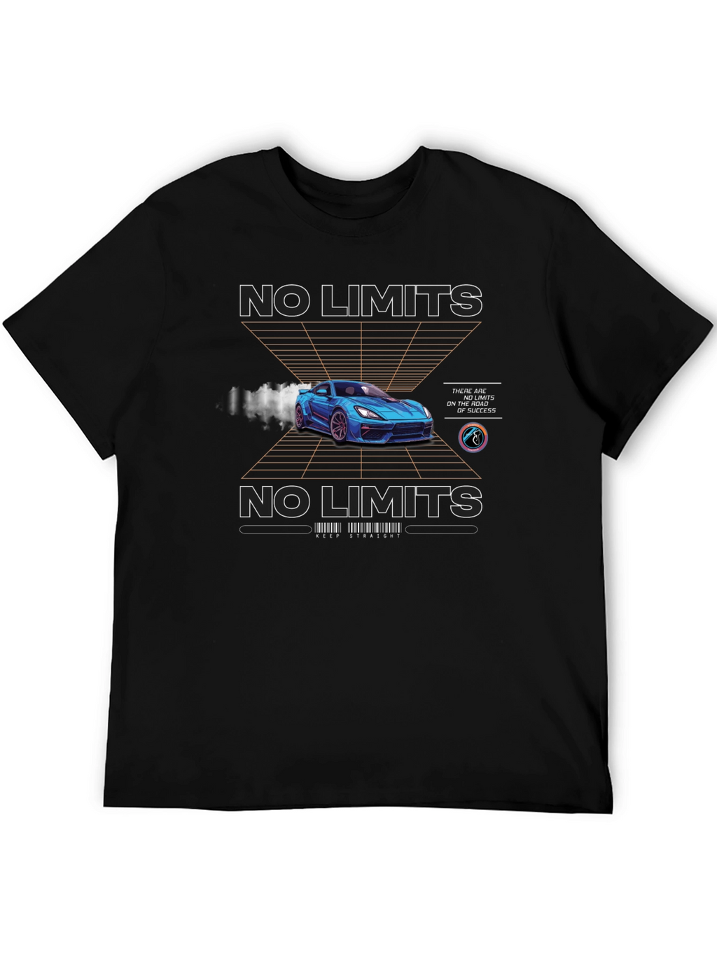No Limits Car Graphic T-Shirt