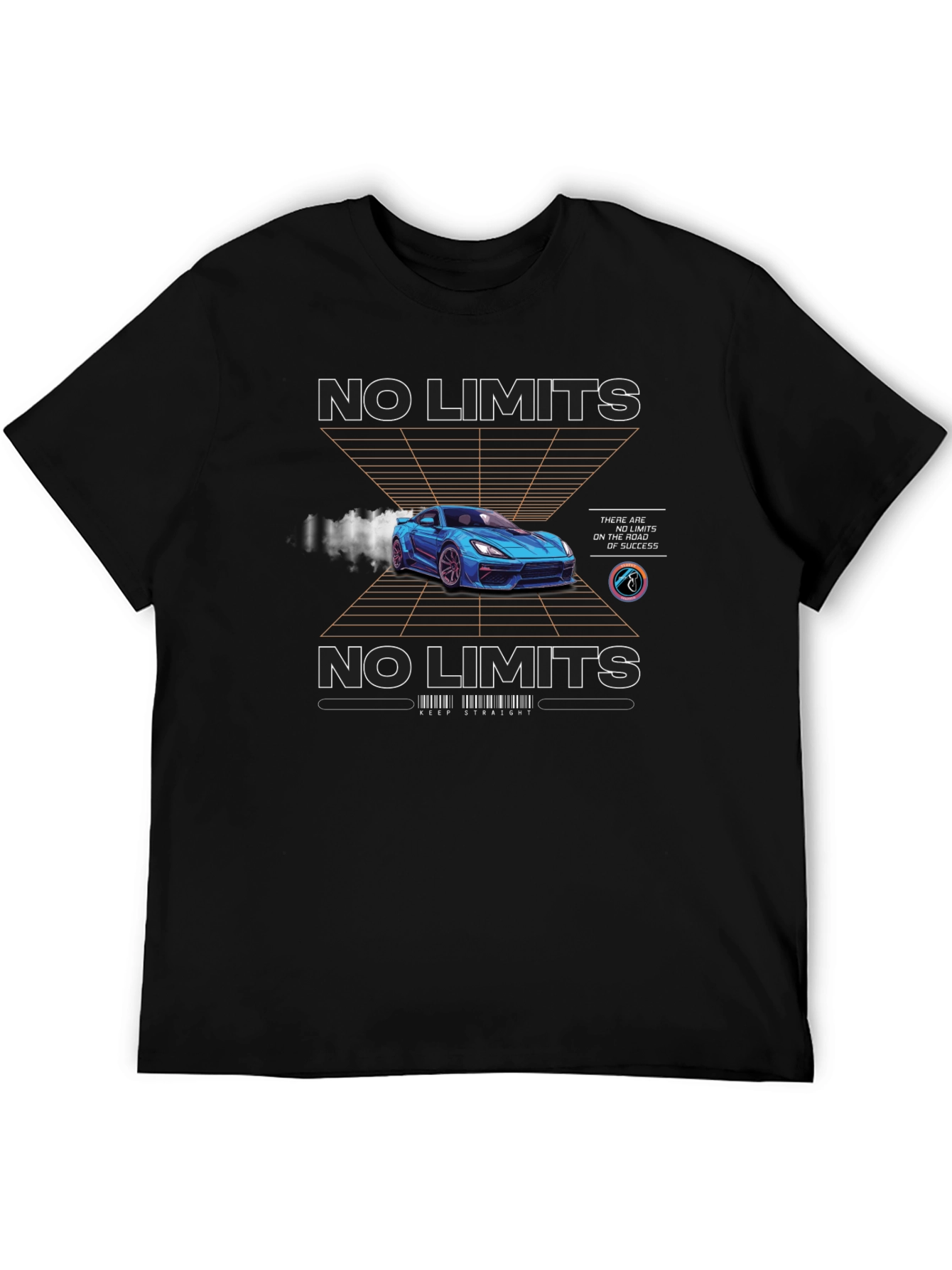 No Limits Car Graphic T-Shirt