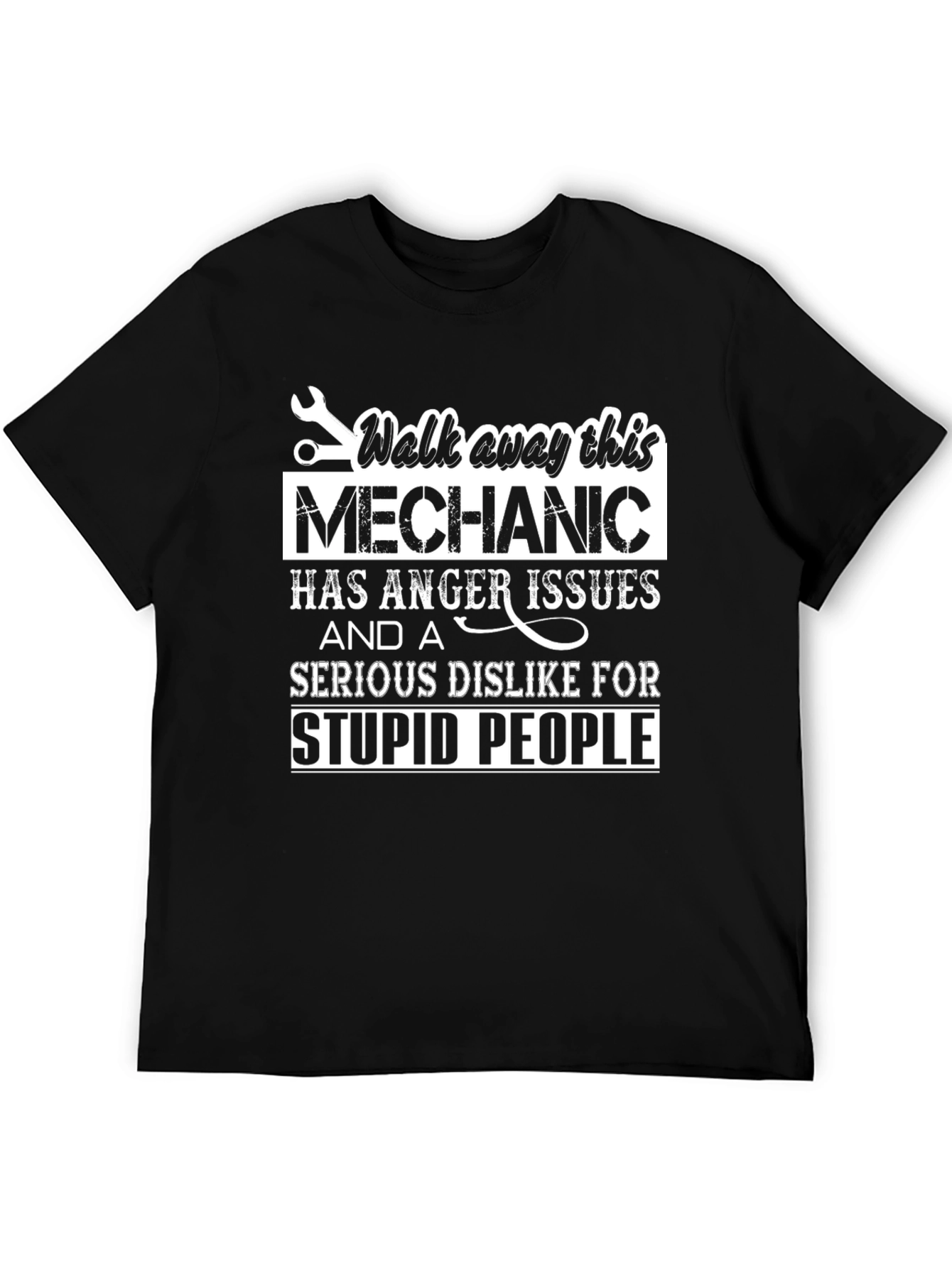 Mechanic Anger Issues Graphic T-Shirt