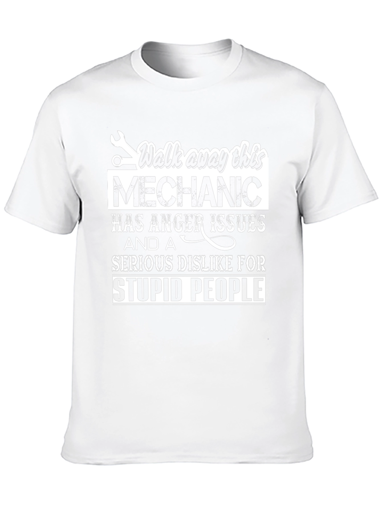 Mechanic Anger Issues Graphic T-Shirt