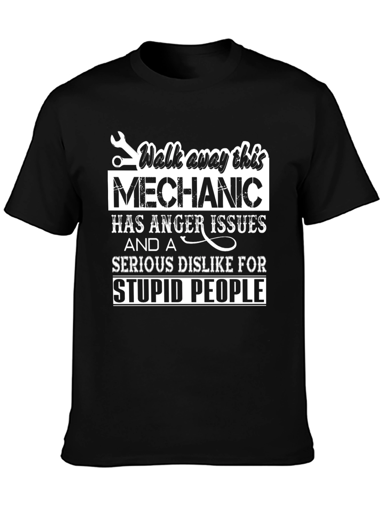 Mechanic Anger Issues Graphic T-Shirt